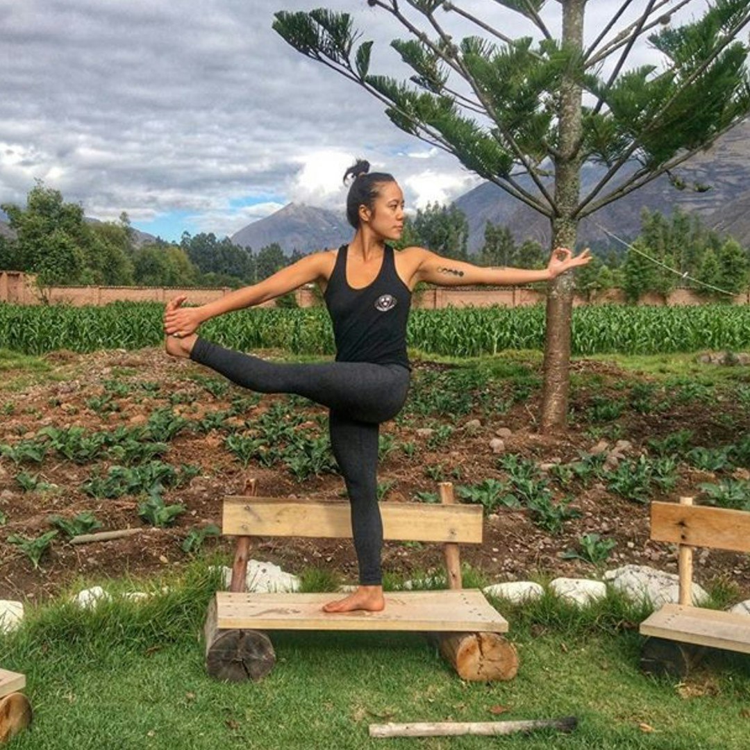 At one point in her life, Gina Florio traveled the world to lead and participate in yoga workshops. Photo provided by: Gina Florio